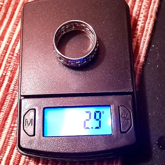 ❗️SOLD❗️14k White Gold Unisex Ring - Picture 12 of 13